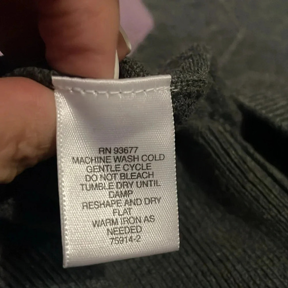 Claiborne men’s argyle sweater V-neck Gray & purple Size XXL NWOT Preppy - Picture 8 of 11